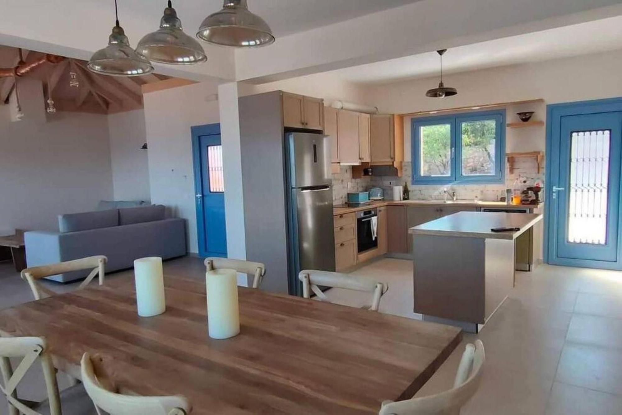 Augustela Villa Seaview Vacation Villa Agia Efimia Bagian luar foto