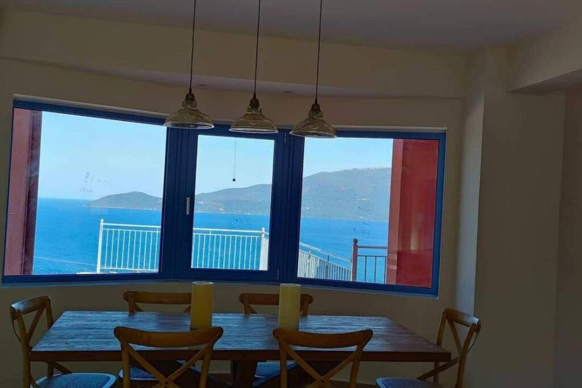 Augustela Villa Seaview Vacation Villa Agia Efimia Bagian luar foto